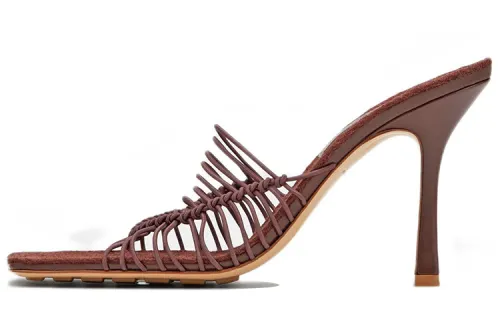 Bottega Veneta Stretch Slide Slippers Women's Brown