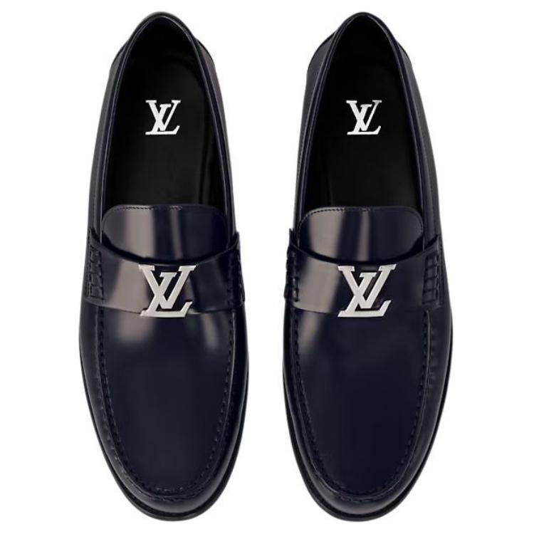 Мужские туфли Louis Vuitton LOUIS VUITTON Major (синие) — фото 3
