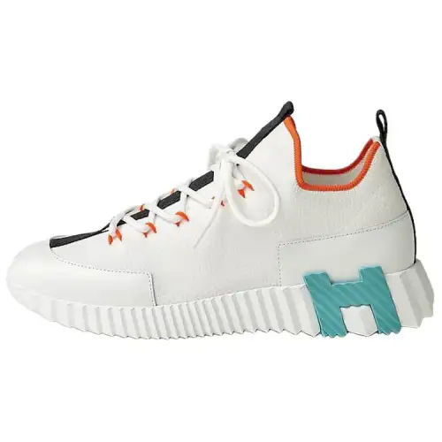 HERMES Lift Low top Casual Shoes 4CM Women's White