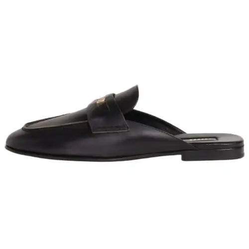 MIU MIU Closed Toe Slippers Women's Tan
