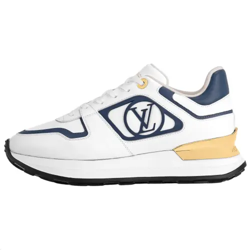LOUIS VUITTON Neo Run Away Leather Low top Casual Shoes Women's White