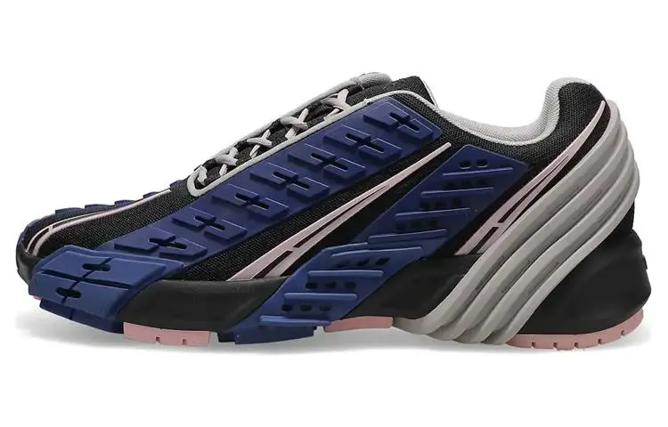 Atmos x DIESEL S Prototype Low Fabric Abrasion Resistant Low top Casual Shoes Men's Black Blue