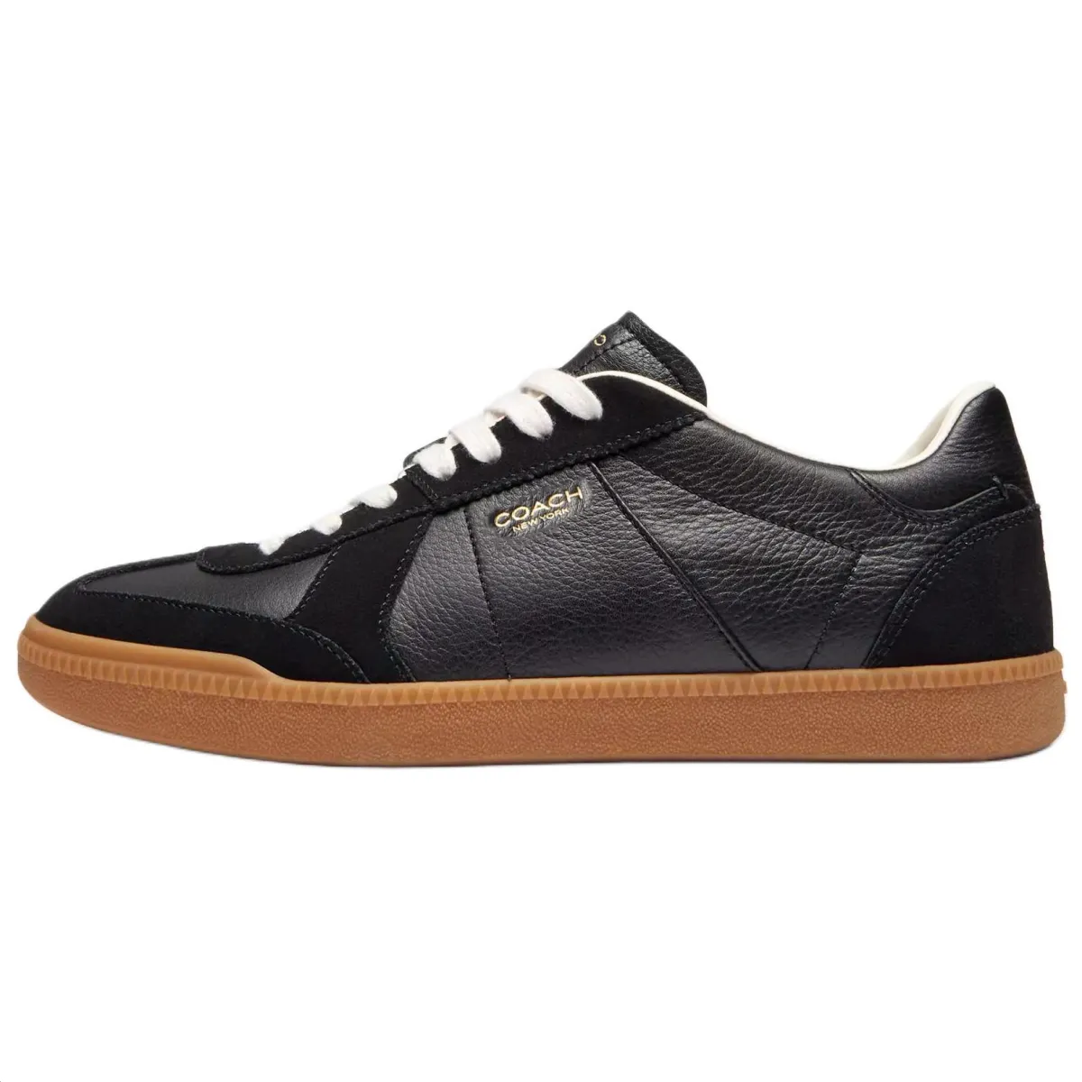 COACH Ellis Leather, Suede Low top Skateboard Shoes Women's Black