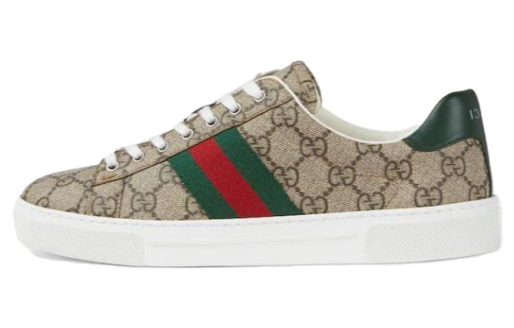 Gucci Wmns Ace 'GG Crystal Canvas - Beige' Women's