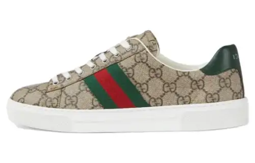 Gucci Wmns Ace 'GG Crystal Canvas - Beige' Women's
