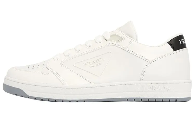PRADA District Leather Sneakers 'White' Women's