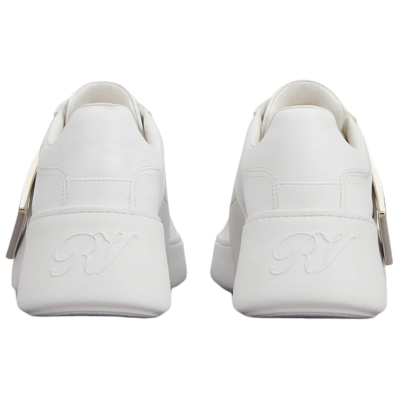 Roger Vivier Viv' Skate Skateboard Shoes Women's Low Top White