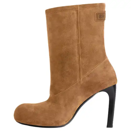 Balenciaga Fargo Short Snow Boots Women's Brown