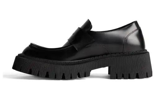 Balenciaga Tractor Leather Loafers