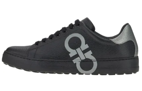FERRAGAMO Gancini Logo-print Low-top Sneakers