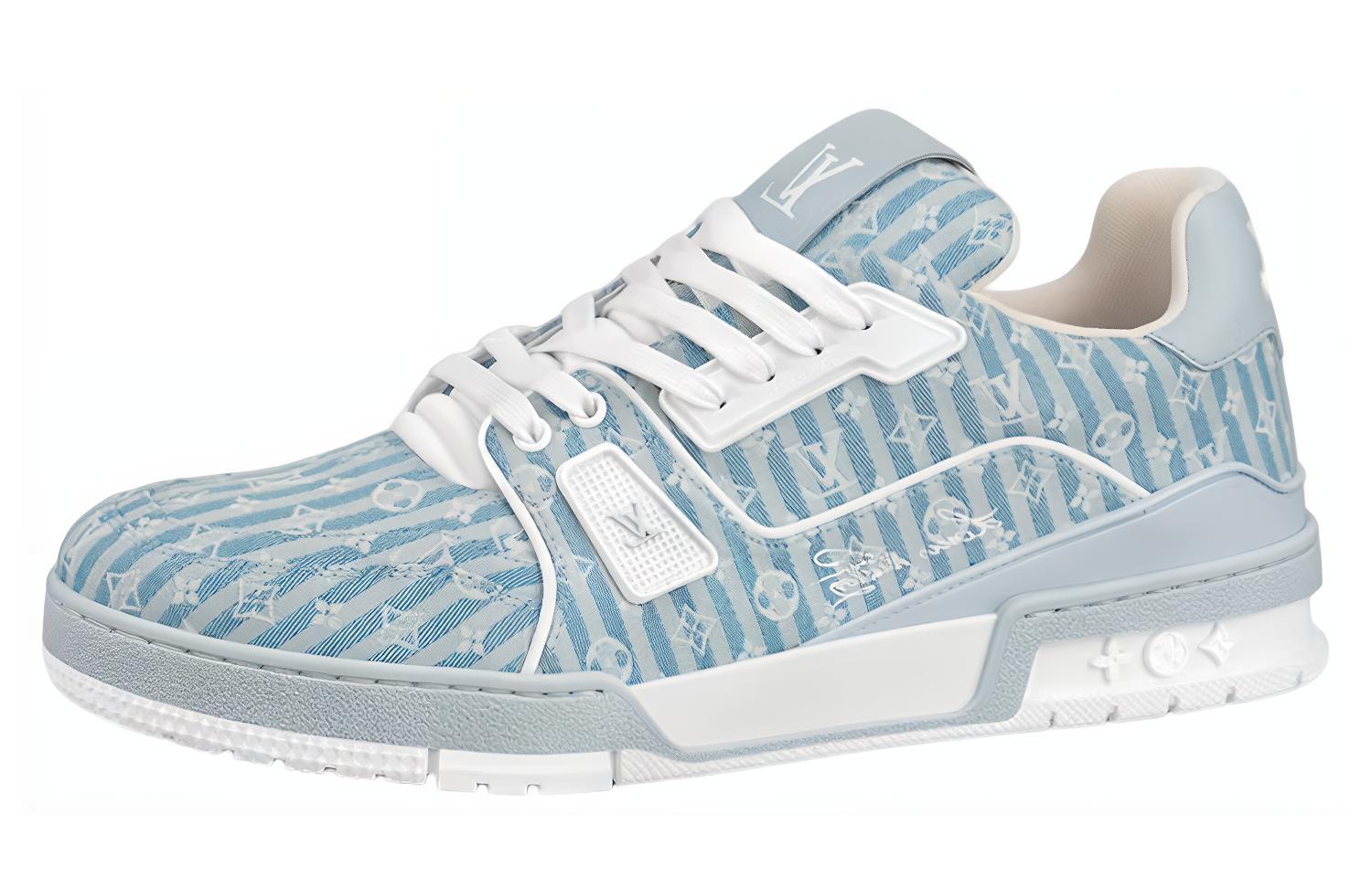 Мужские кеды Louis Vuitton Trainer (синие)