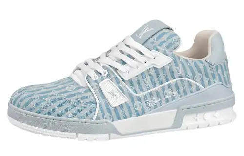 LOUIS VUITTON Lv Trainers 'Blue Stripes'