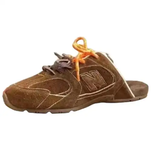 New Balance x MIU MIU Closed Toe Slippers Women's Brown
