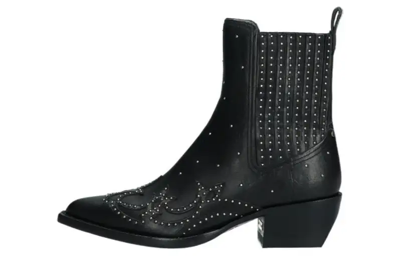 Golden Goose Stud-embellished Leather Boots