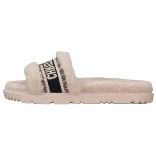 DIOR Dway Quick Dry Slide Slippers Women's Beige Black