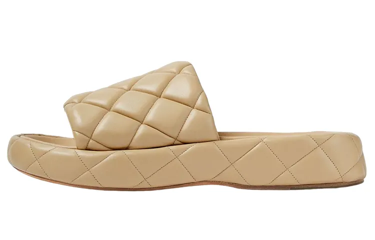 Bottega Veneta Padded Slide Slippers Men's Sucrose