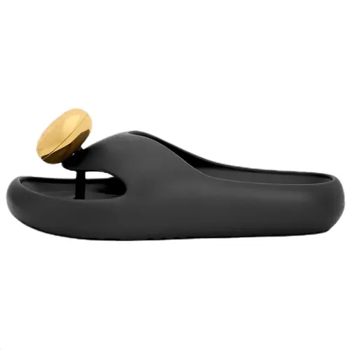LOEWE Foam Pebble Flip Flops Women's Black