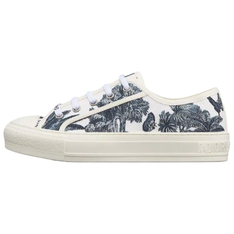 DIOR Walk'n'Dior Dioriviera Low top Canvas Shoes Women's Blue