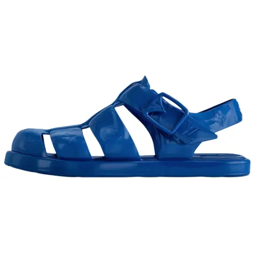 LOUIS VUITTON Venice Roman Sandals Men's Blue
