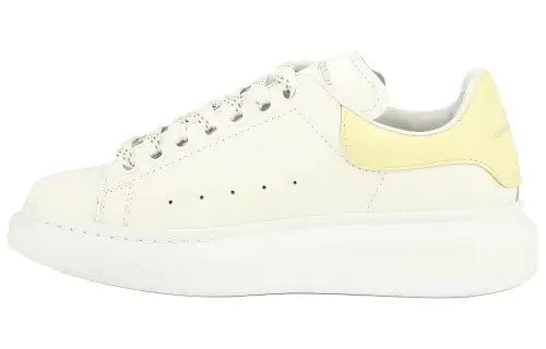 Alexander McQueen Oversized White Lemon Yellow Women's
