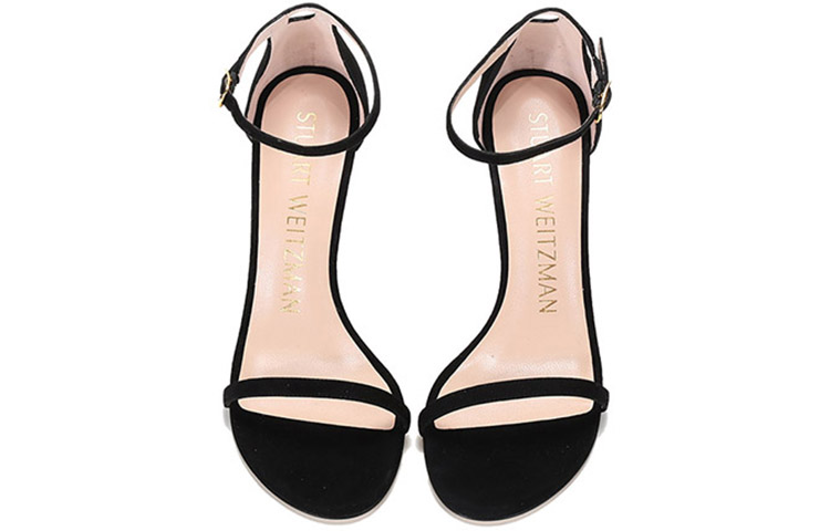 stuart weitzman Velour Heeled Sandals