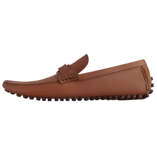 LOUIS VUITTON Hockenheim Gommino Loafers Men's Brown