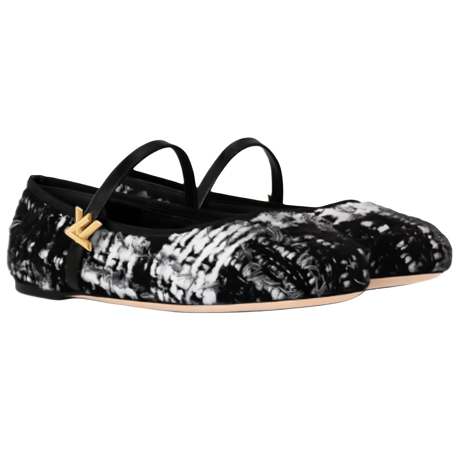Женские туфли Louis Vuitton Romy (черные) — фото 3