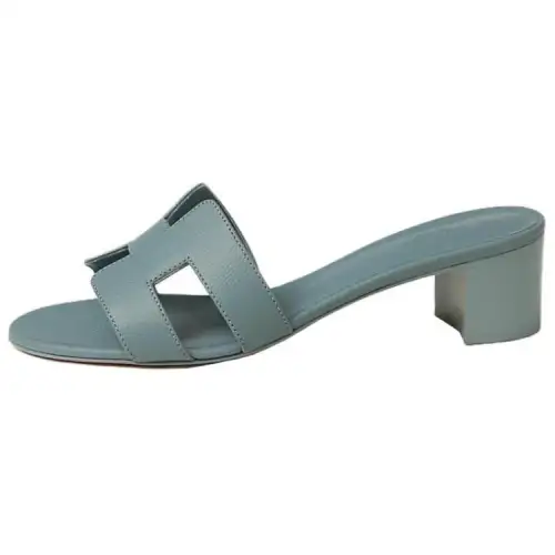 HERMES Oasis Slide Slippers Women's Blue