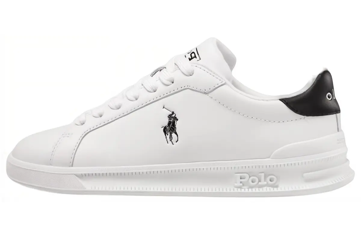 Polo Ralph Lauren Leather Low top Stylish Skateboarding Shoes Men's White