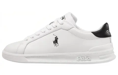 Polo Ralph Lauren Leather Low top Stylish Skateboarding Shoes Men's White
