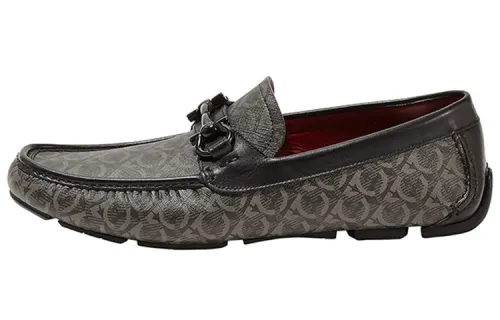 FERRAGAMO Gancini Casual Shoes Women's Gray