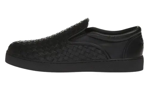 Bottega Veneta Low top Stylish Skateboarding Shoes Men's Black