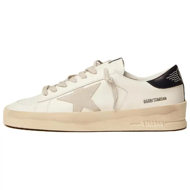Golden Goose Stardan White Ice Gray Blue Navy