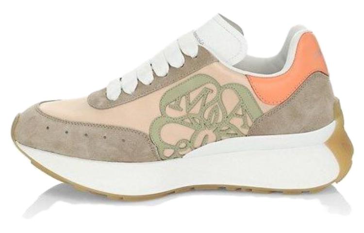 Женские кроссовки Alexander McQueen Sprint Runner (коричневые)