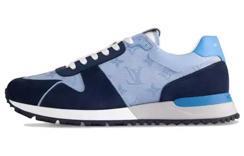 LOUIS VUITTON Run Away Low top Casual Shoes Men's Blue