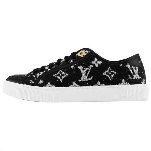 LOUIS VUITTON Lagoon Low top Skateboard Shoes Women's Black