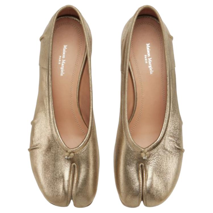 Туфли Maison Margiela Tabi 3.5cm (золотой) — фото 4