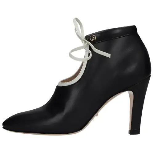 GUCCI Leather Ankle Boots Women's Black