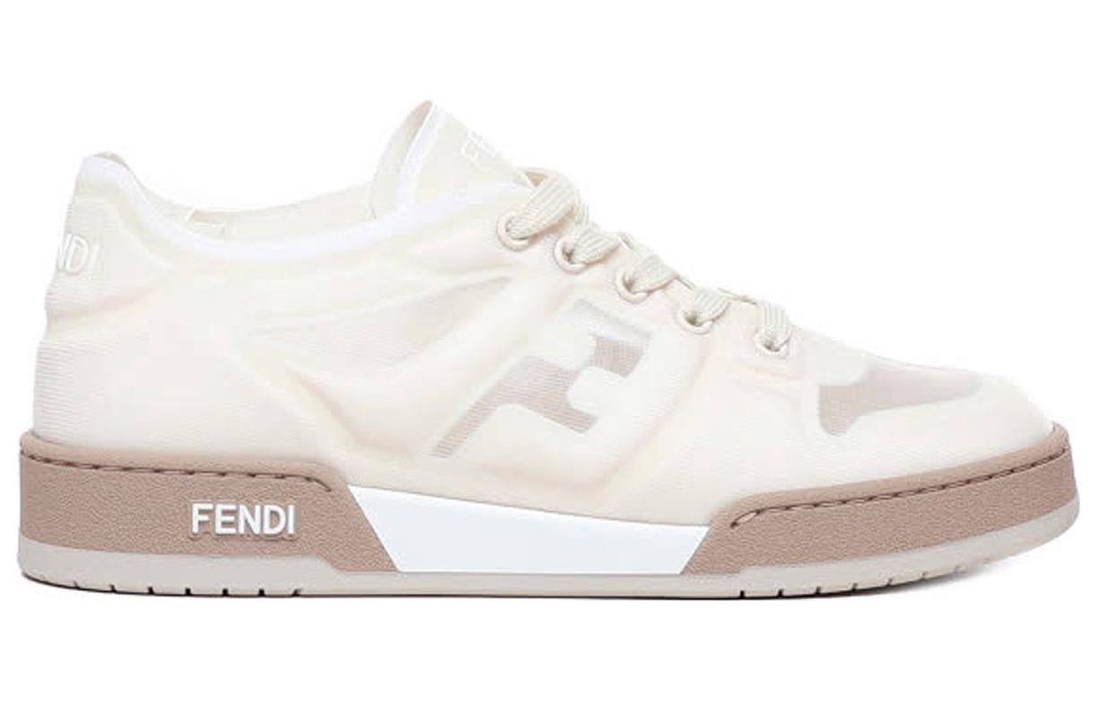 FENDI Match Low Top Mesh 'White' Women's