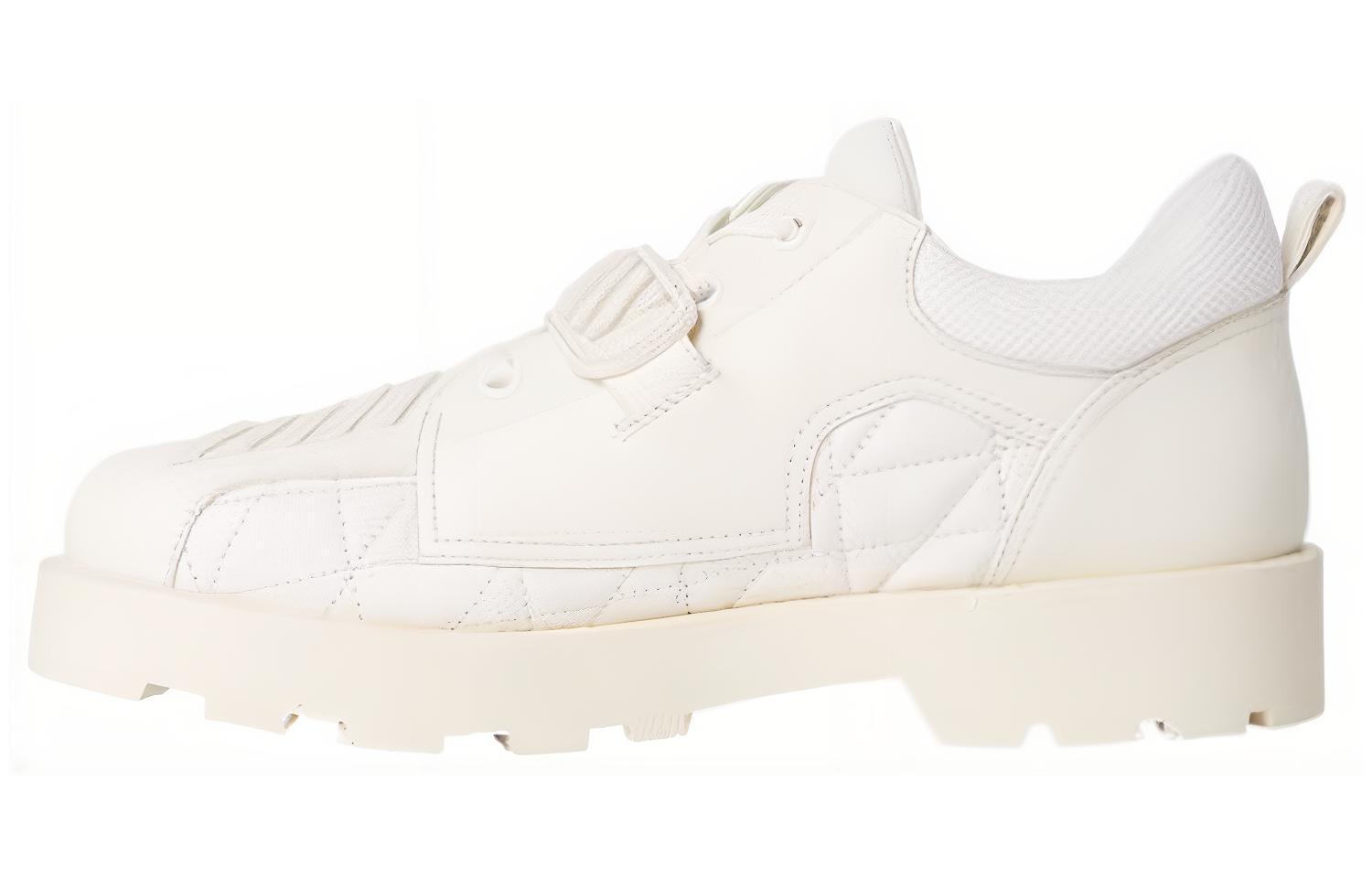 Мужские кроссовки Gucci Leather Sneaker (белые)