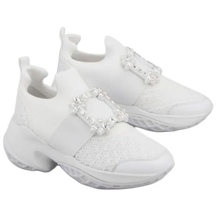 Roger Vivier Viv' Run Low top Platform Shoes Women's White