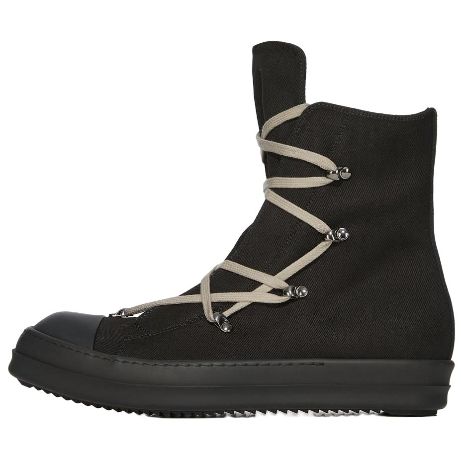 Женские кеды Rick Owens DRKSHDW Hexa (черные)