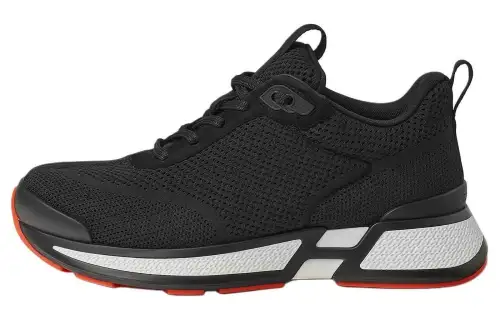 HERMES Heros Low top Casual Shoes Men's Black