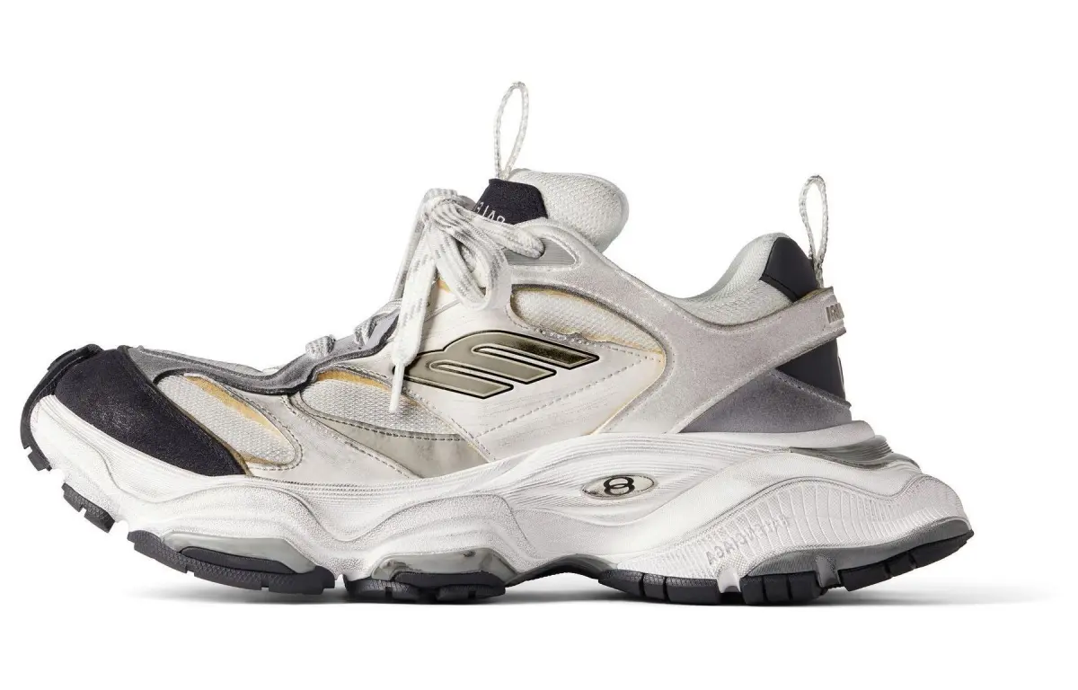 Balenciaga Cargo Low top Casual Shoes Women's Gray