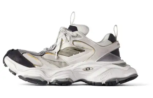 Balenciaga Women's Cargo Sneaker 'Worn-Out - White Black'