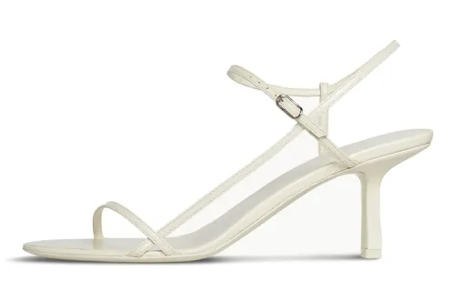 THE ROW Leather One Strap Sandals 6.5cm Women's White