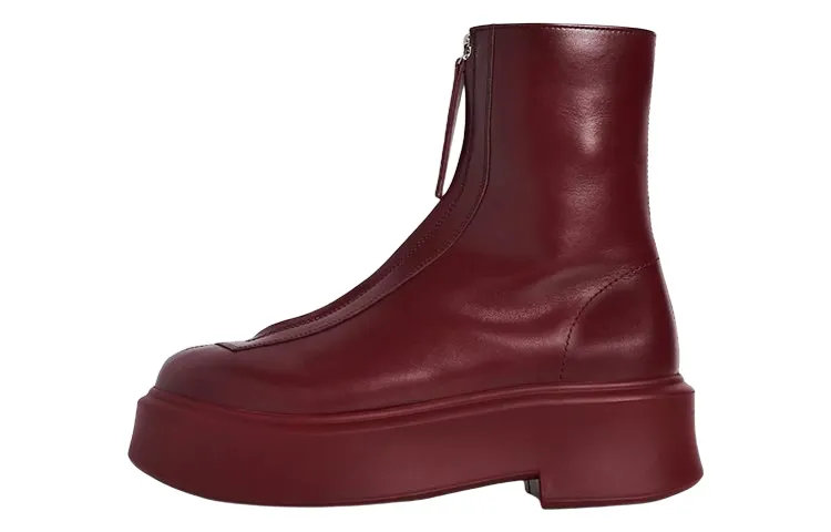 THE ROW Zip-front Ankle Boots