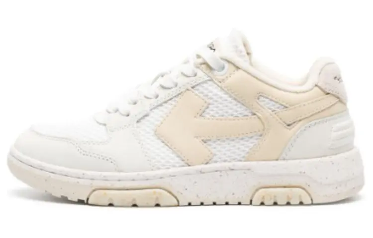 OFF-WHITE Out of Office leather sneakers