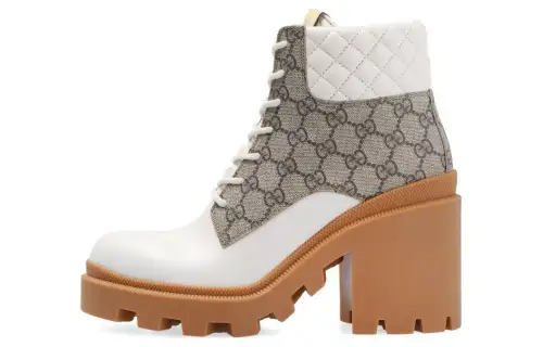 Gucci Wmns Gg Ankle Boot 'Beige' Women's