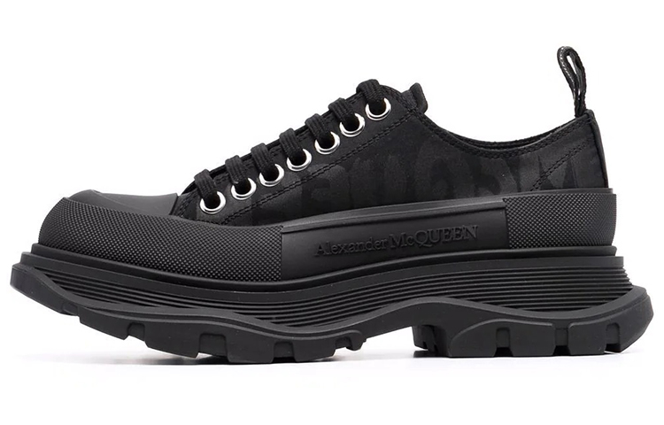 Женские ботинки Alexander Alexander McQueen Tread Slick (черные)